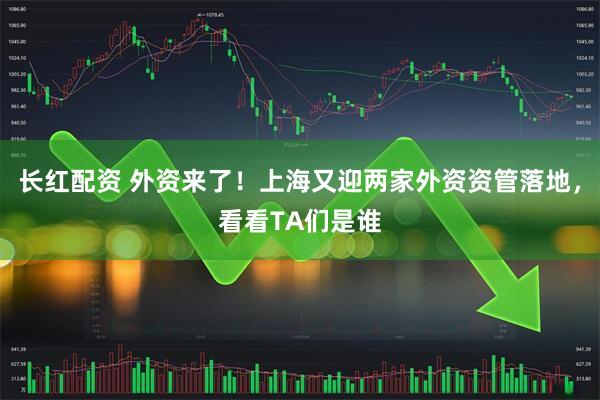 长红配资 外资来了！上海又迎两家外资资管落地，看看TA们是谁